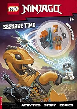 Paperback LEGO (R) NINJAGO (R): Sssnake Time Activity Book (with Snake Warrior Minifigure) Book