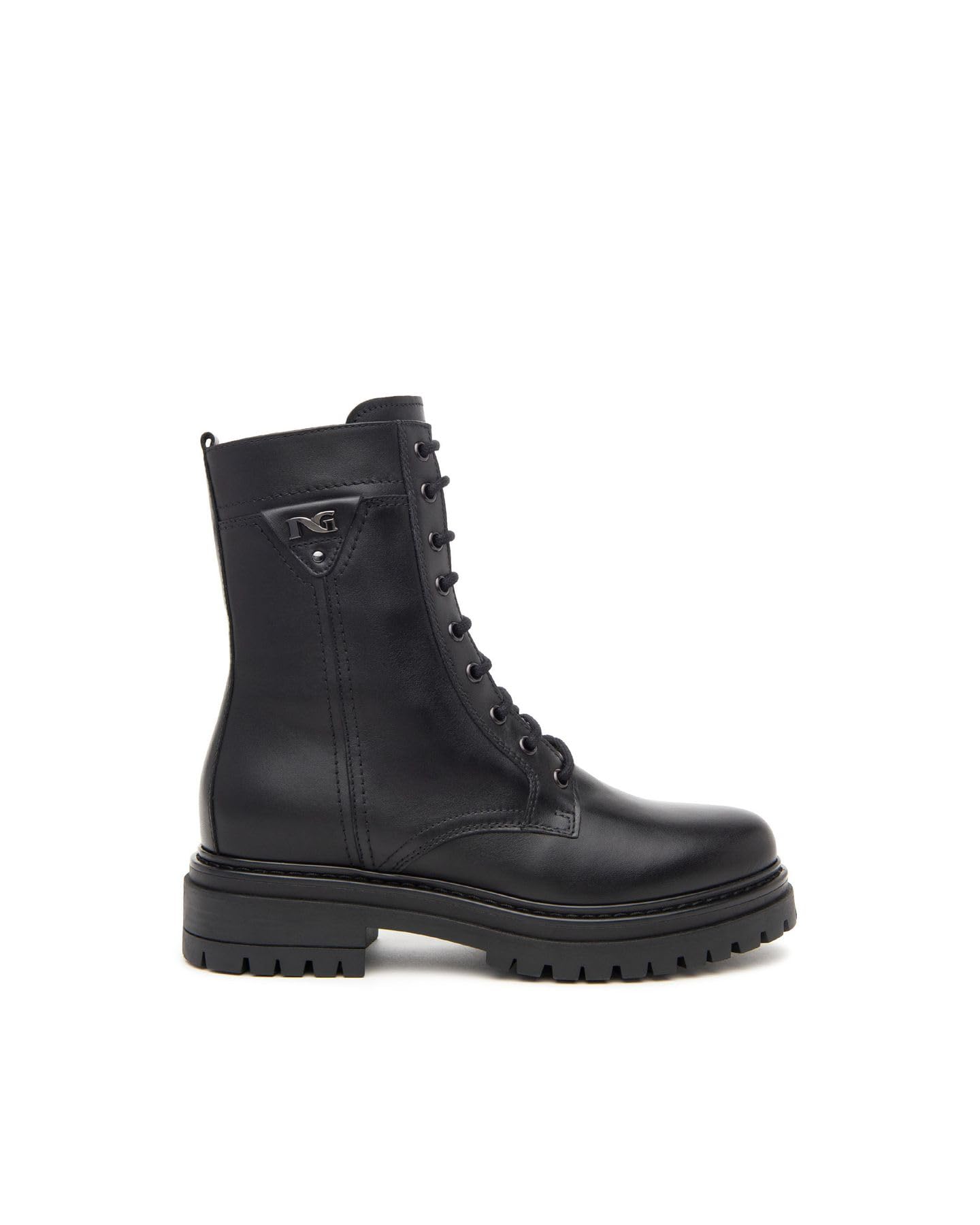 Nero Giardini I411832D Anfibi Donna in Pelle - Nero 40
