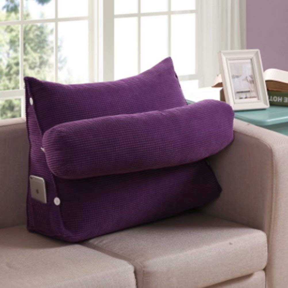 Coussin de lecture triangulaire pour lire au lit confortablement et détendre le dos