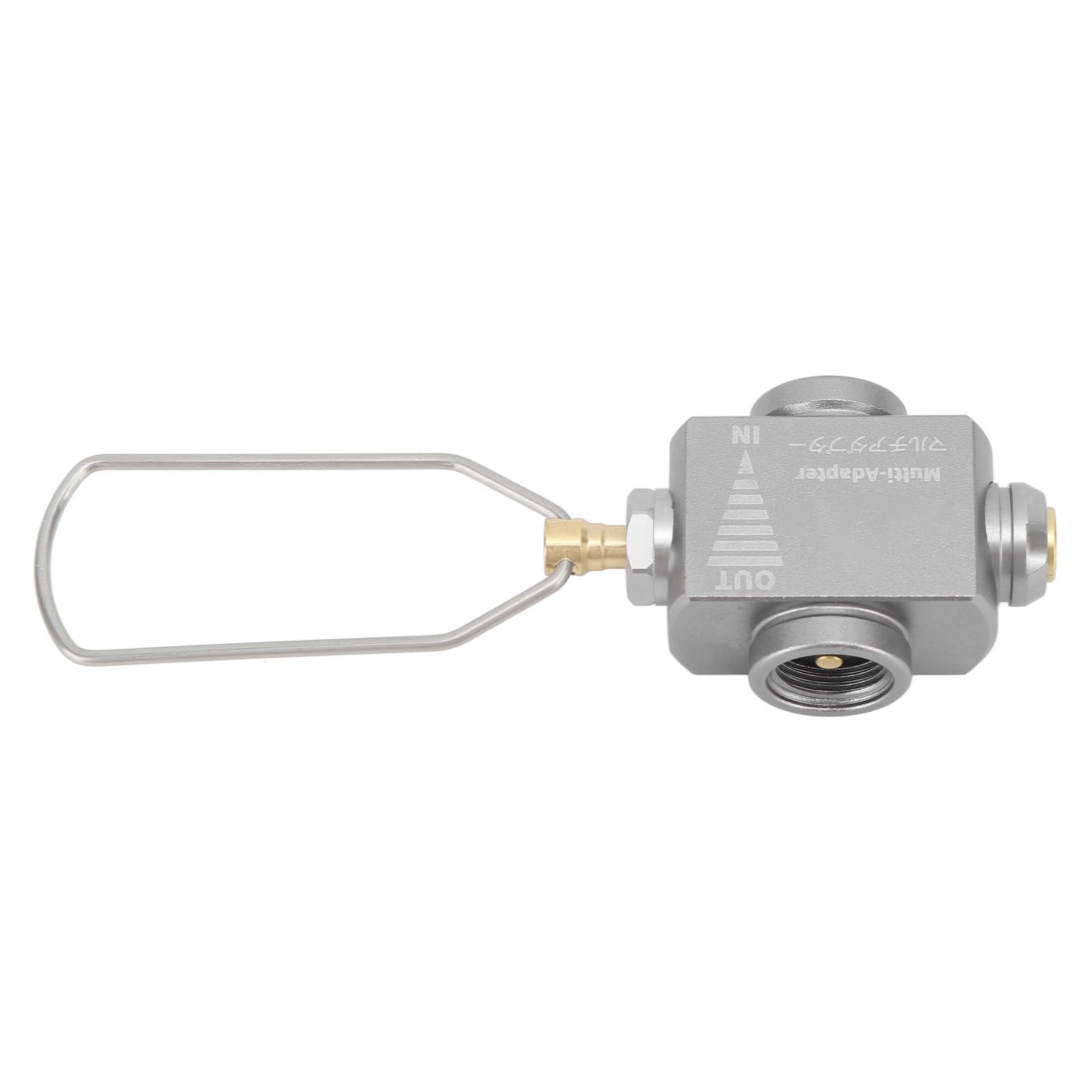 Z15 Gas Canister Refill Adapter, Adaptateur de Recharge de Gaz Portable Valve à Vent pour Camping Randonnée Pêche Activités Extérieures