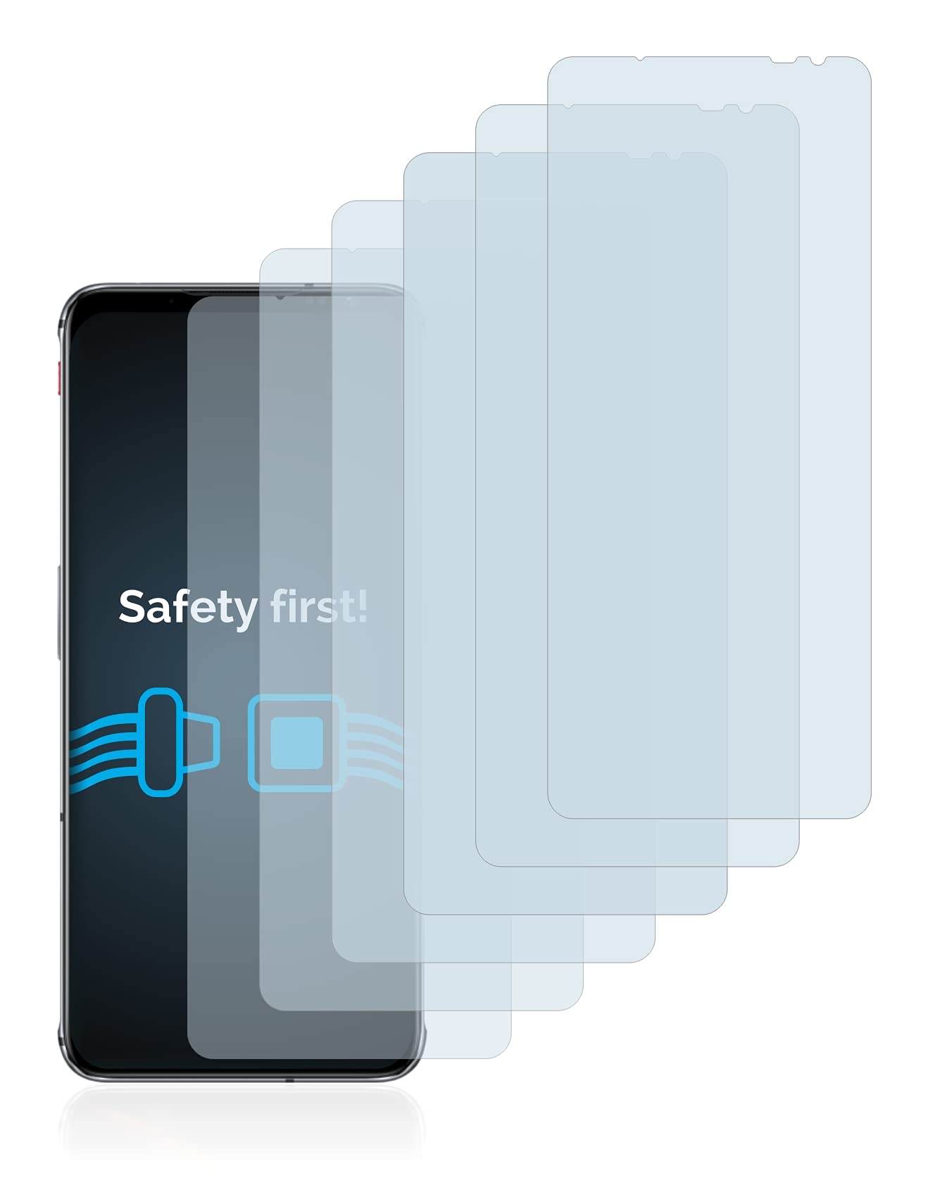 Savvies 6 Pellicole Protettive Per ZTE Nubia Red Magic 6s Pro – Trasparenti, Anti-graffio, Facili Da Applicare Senza Bolle - 3