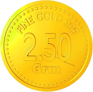 2.5gm Euphoria Jewellery by A Himanshu pure 24KT gold coin in 999 finese Price In India