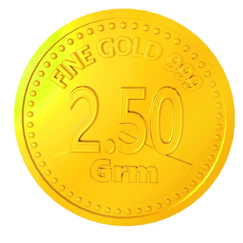 2.5gm Euphoria Jewellery by A Himanshu pure 24KT gold coin in 999 finese (B0B8T1NWVJ) Amazon Price History, Amazon Price Tracker