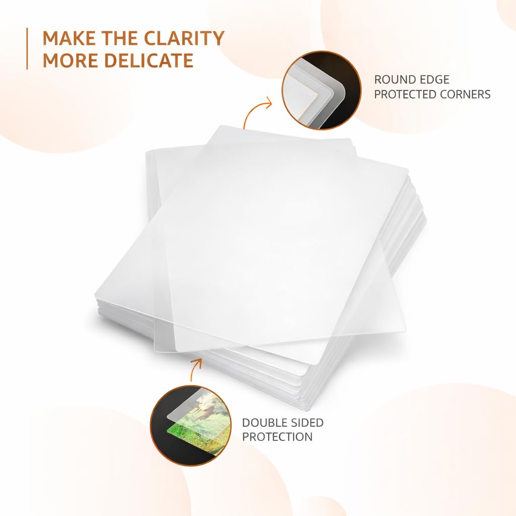 JK Toners 65mm x 95mm 125micron Laminating Pouches, Clear Glossy Finish, Waterproof | Perfect for Document & Certificate Protection (65mm x 95mm) (Pack of 2) 3