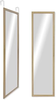 Comprar CHELY INTERMARKET MOD19300 Espejo De Puerta Cuerpo Entero Haya Estilo Moderno Minimalista 30x120cm Ideal para Vestidor Entrada Diseño Vertical con Kit De Colgar Montaje Fácil Madera Ingenieria