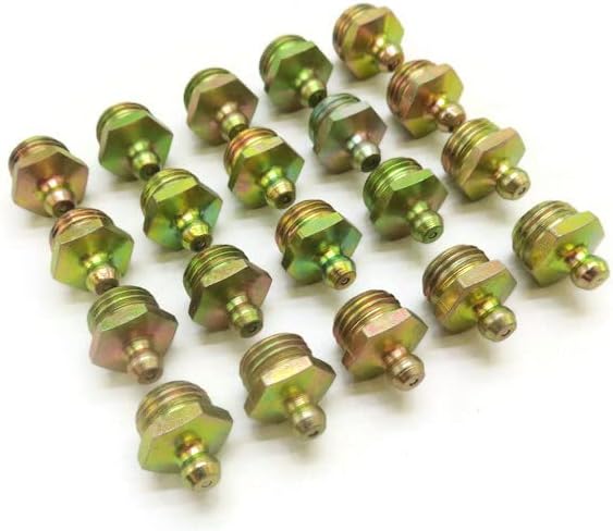 Grease Nipple Straight 1/4" Bsp, 20 Pcs. (Part No. 1450/0002) by Aries