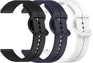 Waekethy Band for Amazfit GTR 4/GTR 3/GTR 3 pro/GTR 2e/GTR 2, 22mm Silicone Wacth Band for Garmin Forerunner 255/265/Vivoactive 4