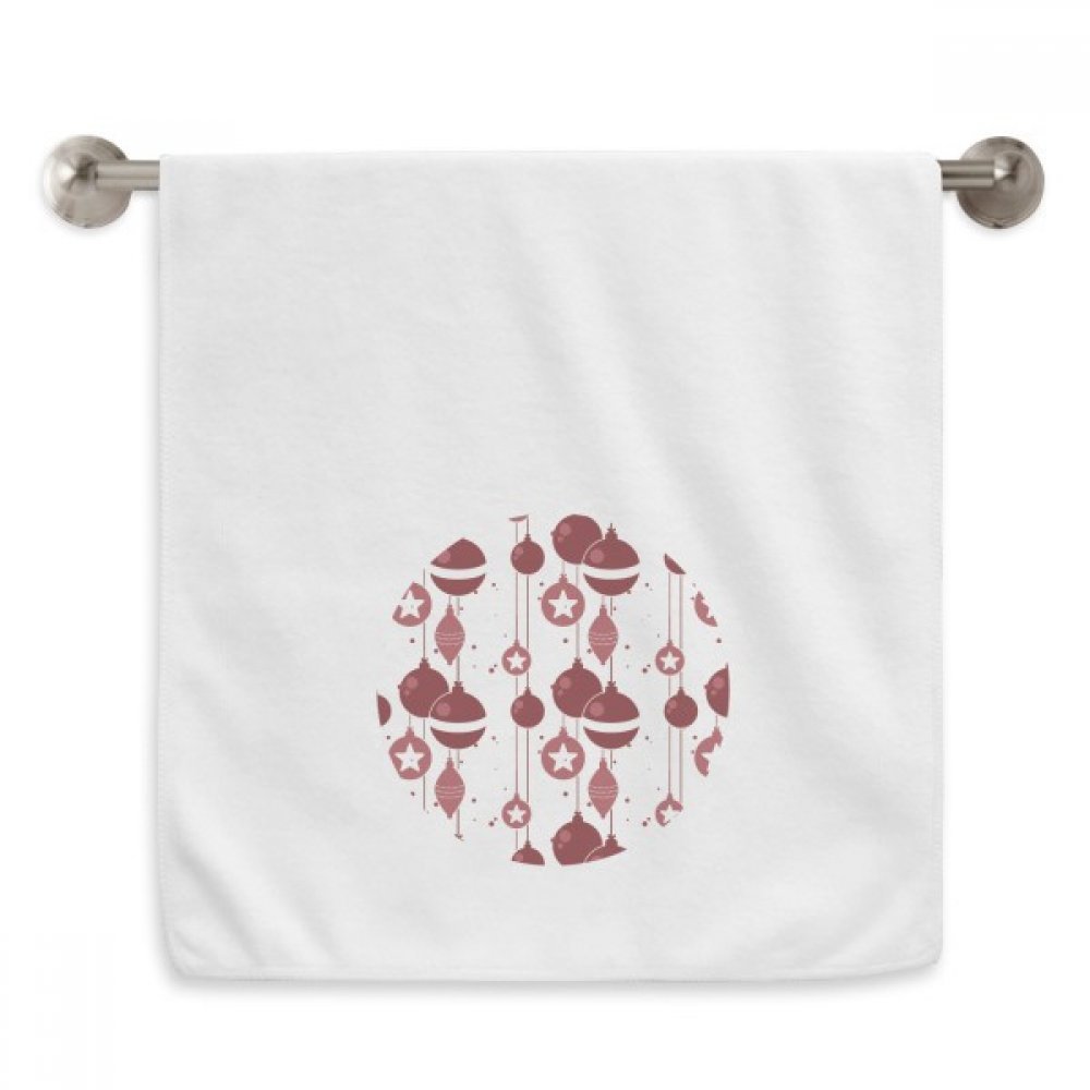 Serviette de bain serviettes débarbouillettes blanc motif diadème rouge 13x29 pouces