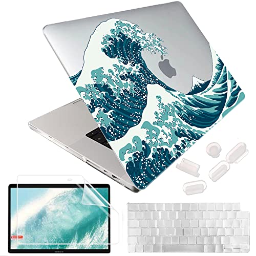Mac Pro 13 MUSHUI Funda para MacBook Pro 13 Pulgadas 2022 - 2016, A2338 M1 M2 A2289 A2251 A2159 A1989 A1706 A1708, Plástico Carcasa...