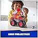 Paw Patrol: Rescue Wheels Marshall’s Firetruck, Toy Truck with Projectile Launcher and Collectible Action Figure, Kids Toys for Boys & Girls Ages 3+
