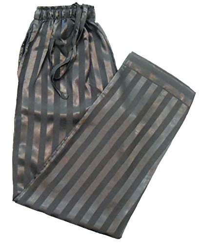 Up2date Fashion Men's Classic Striped Satin Lounge Pants2
