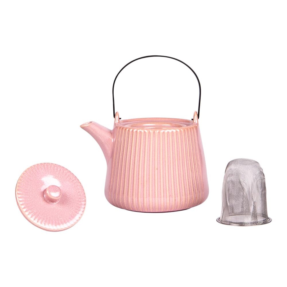 Table Passion - Théière avec filtre Tiao rose 1L