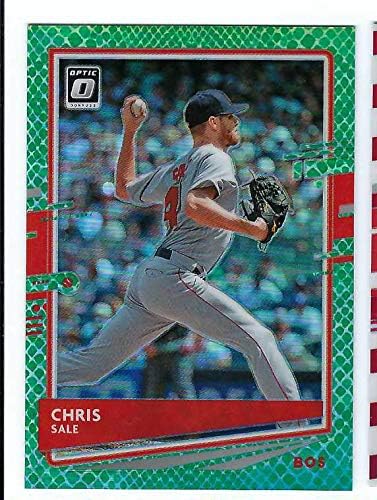 CHRIS SALE 2020 Donruss Optic #132 GREEN DRAGON PRIZM PARALLEL Card #05 of only 84 Made! Boston Red Sox Baseball