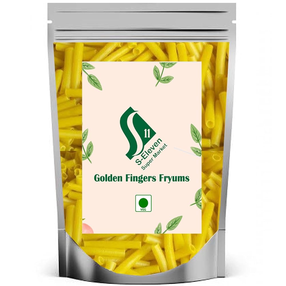 S Eleven Super Market Ready to Fry Golden Pipe Fingers Fryums/Ready to Fry Brunch Crunch Rolls/Yellow Finger Pipe Fryums (2 Kg) (B0CFB248FM) Amazon Price History, Amazon Price Tracker