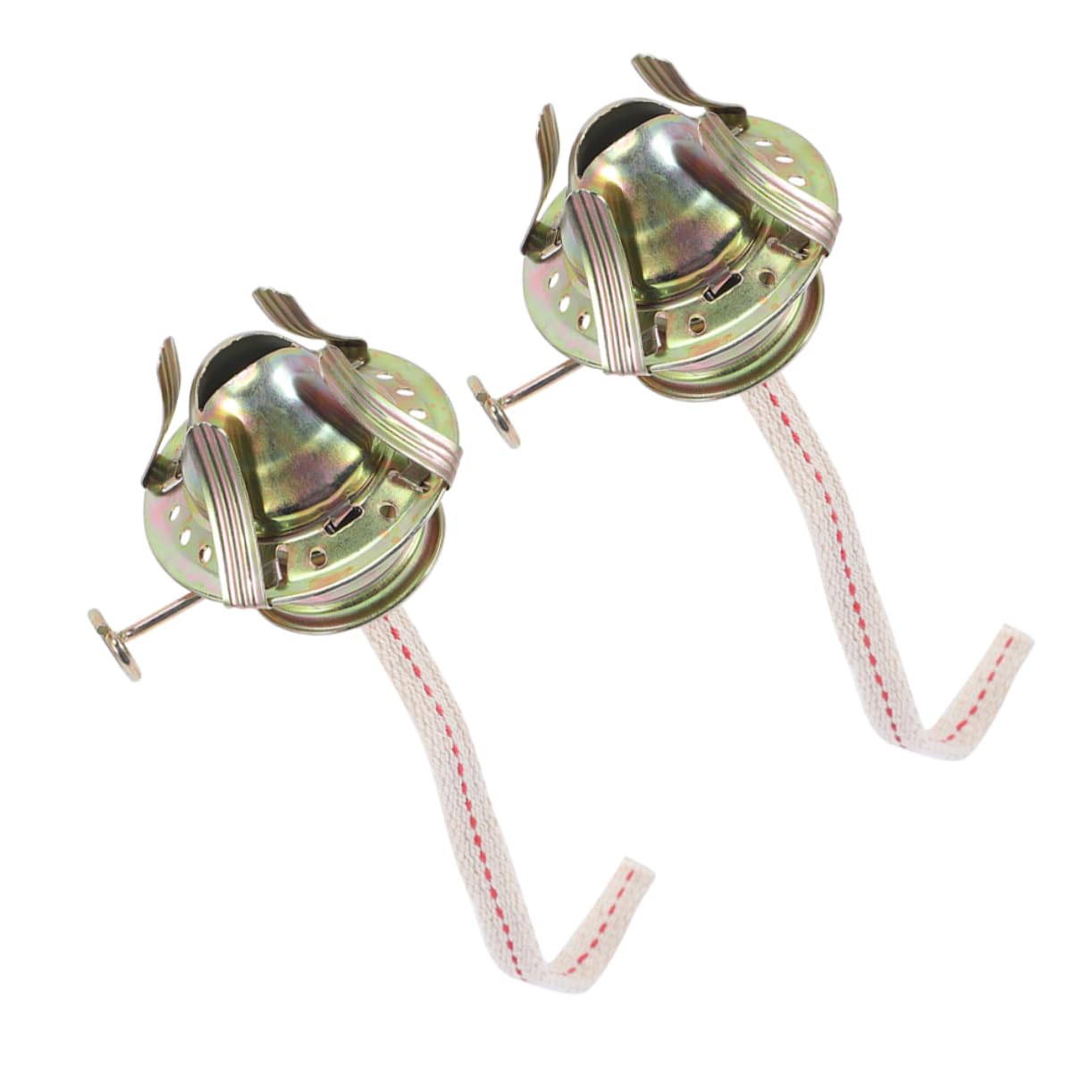 BESPORTBLE 2pcs Vintage Oil Lamp Burner with Wick Replacement Metal Regulator for Kerosene Lamps Practical Accessories for Home Decor and Lighting