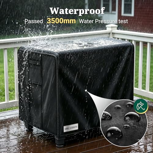 Image of MR. COVER Outdoor Prep Table Cover 40 inch for Royal Gourmet Cart Flattop Worktable, 600D Heavy Duty Waterproof for Grill Dining Kitchen Island cart Protective, Outdoor Storage Cabinet Cover