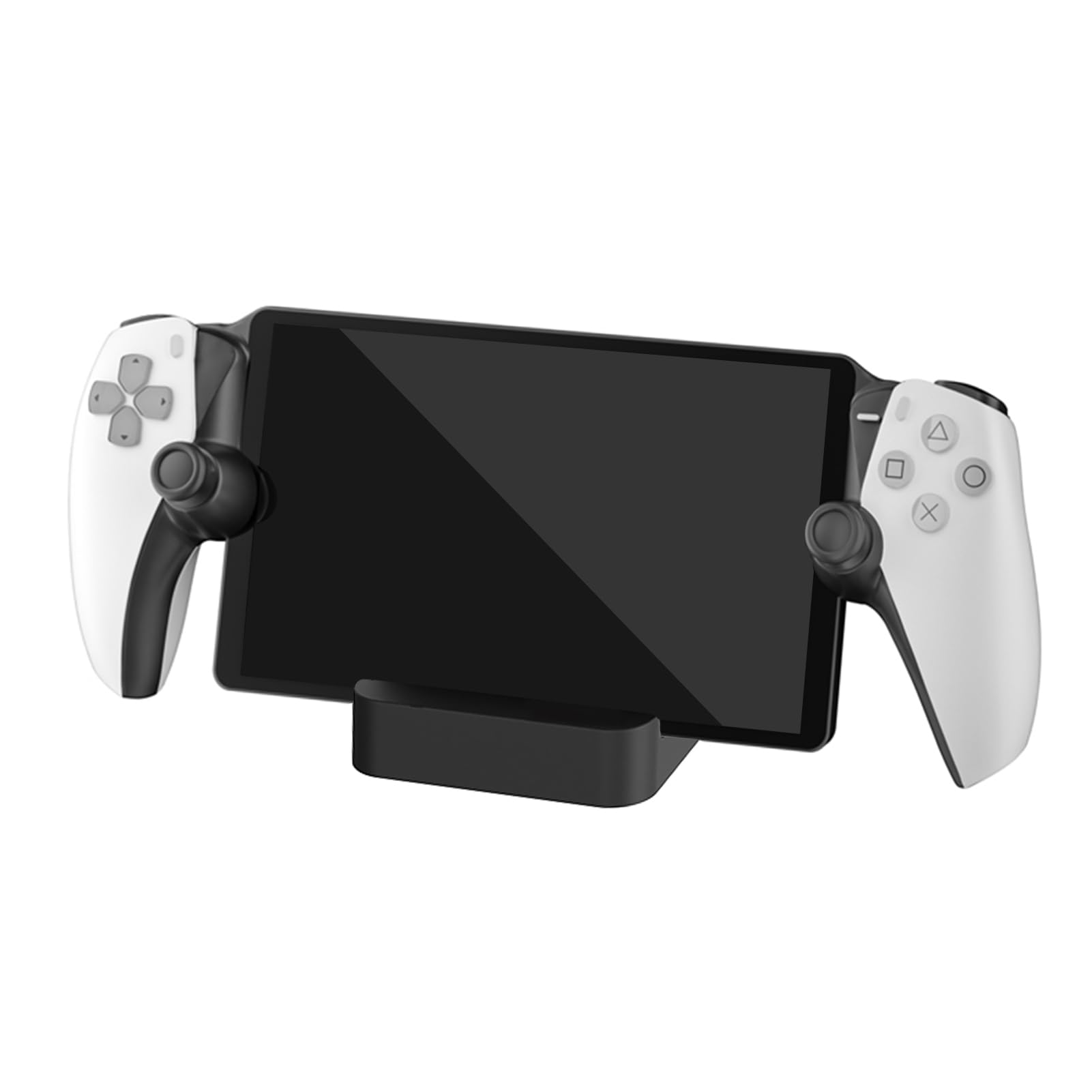 Dock di ricarica con porte USB C rimovibili compatibile con PS Portal Remote Player (Nero)