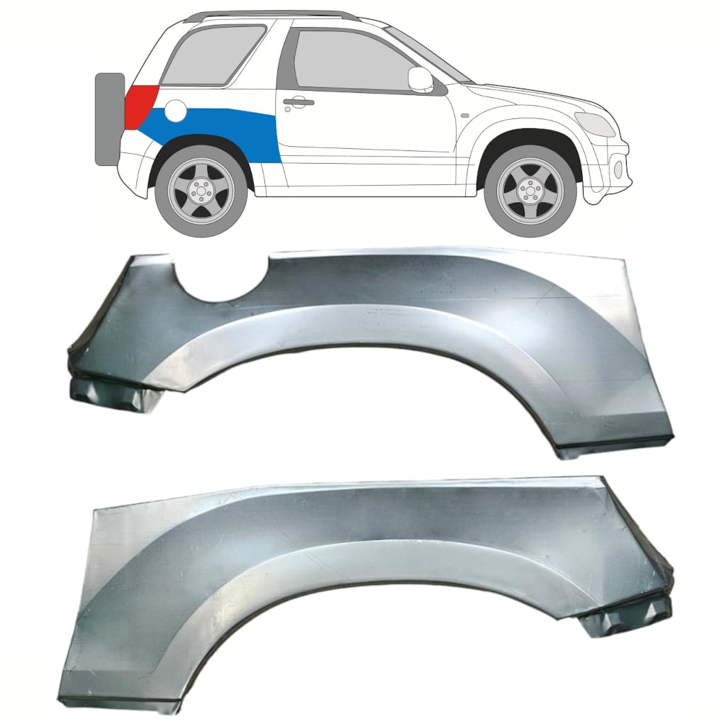 Reparaturblech Kotflügel hinten für Suzuki Grand Vitara 2005-2014 / Links+Rechts