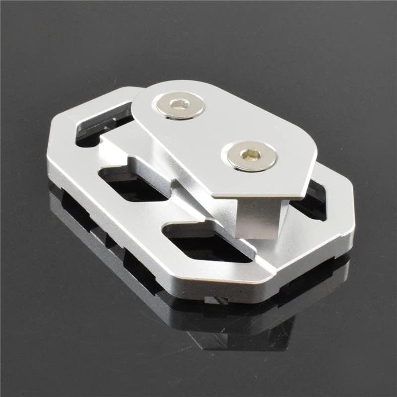 Rear Foot Brake Lever Pedal Enlarge Extension Rear Brake Peg Pad Extender For BMW R1200GS LC Adventure R1200 GS ADV 2013 2014 2015 2016 2017 2018 2019 2020 2021 (Silver)