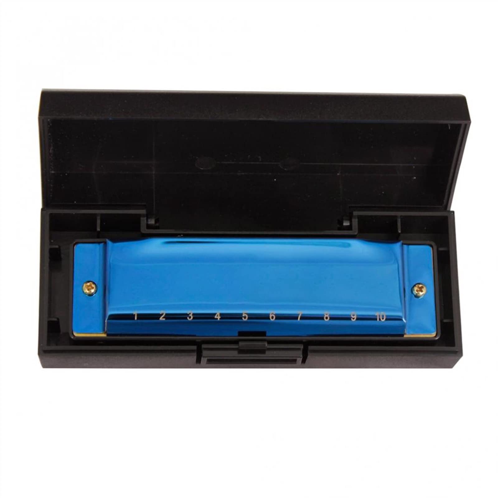 Armonica A Bocca Professionale Chiave Armonica in Resina A 10 Fori A 20 Toni di C Armonica A Bocca Due Colori Opzionale (Color : 01)