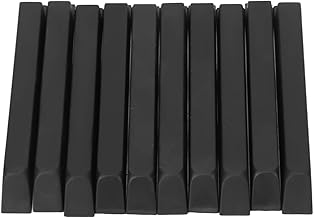 Lot de 10 touches de piano en ABS noir mat, 10 cm, kit d'accessoires pour remplacement facile des touches de piano, accessoires de clavier