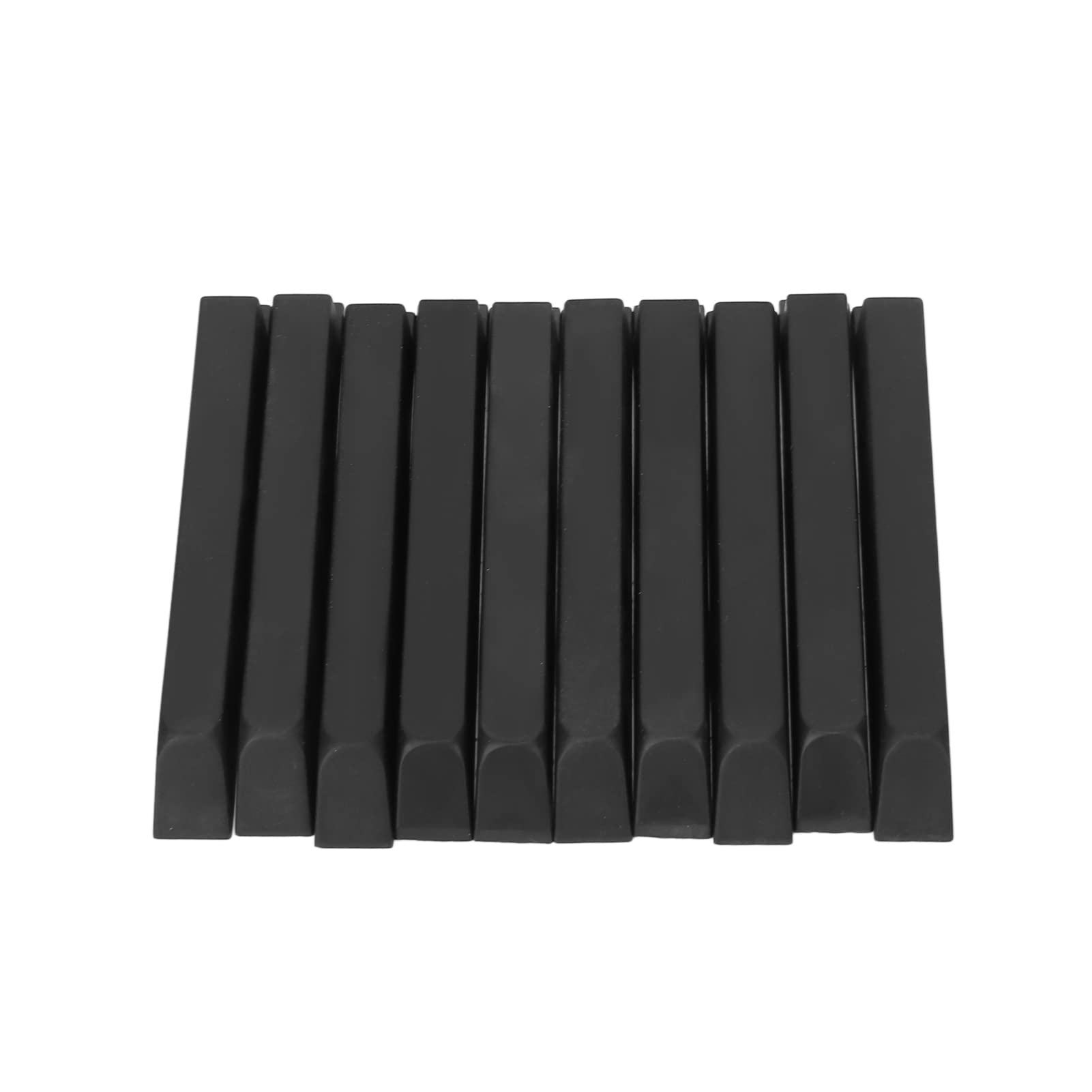 Touche piano, remplacement 10 cm 10 touches piano noires