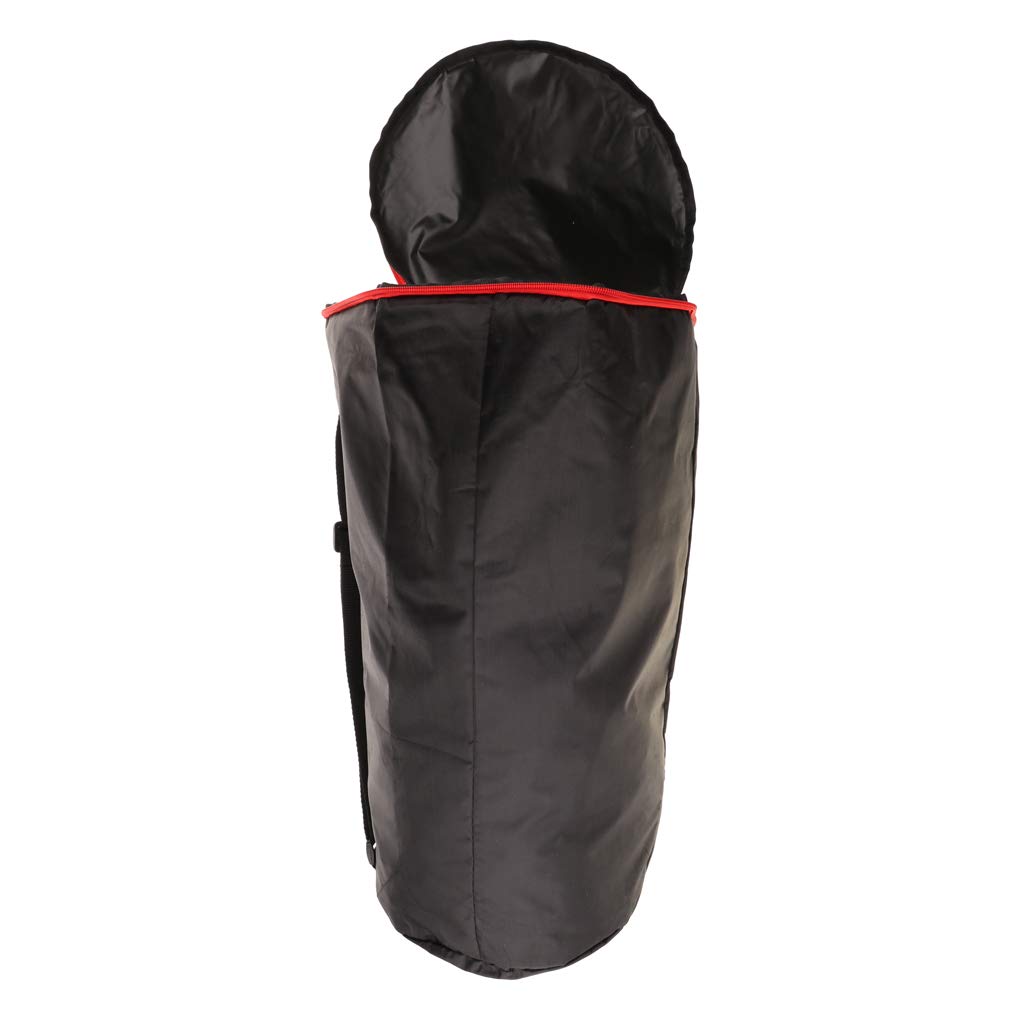 La Borsa Impermeabile Di Djembe Della Borsa Di Stoccaggio Di Djembe Trasporta La Borsa Per Il Tamburo Africano - Nero, 12 pollici