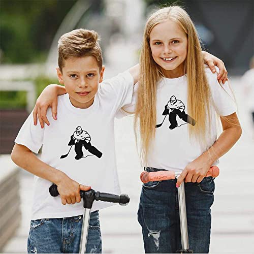 Azeeda 9-11 Anni 'Hockey su Ghiaccio' T-Shirt per
