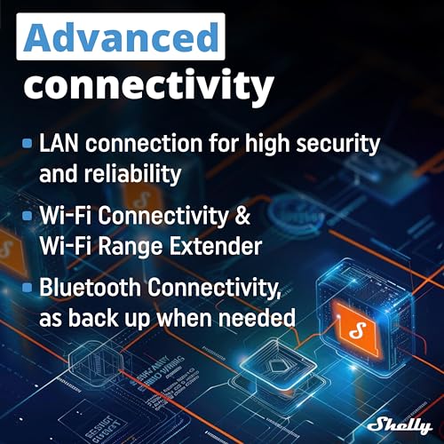 Shelly Pro Dimmer 0/1-10V PM | Wi-Fi & LAN Smart Dimmer with Power Metering | Home Automation | DIN Rail | Compatible with Alexa & Google Home | iOS Android App | No Hub | Dimmable Lights - Image 8