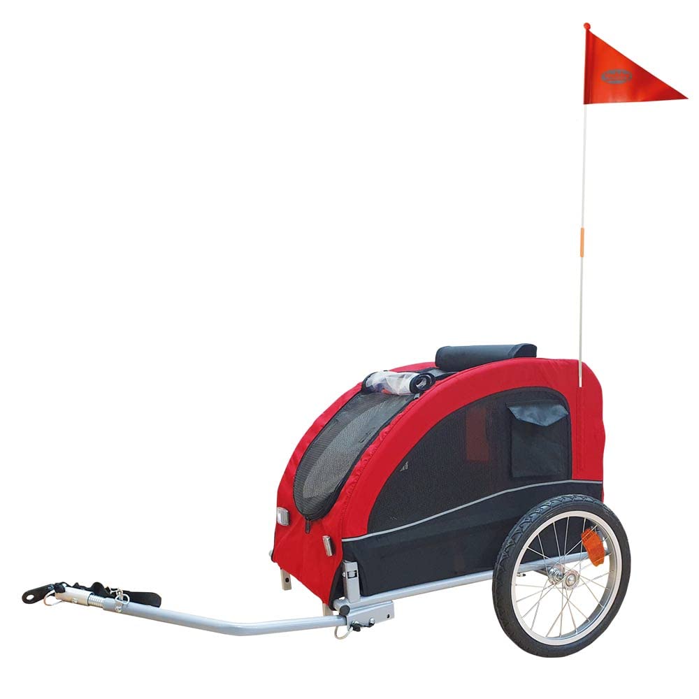 Nobby 62396 Fahrradanhänger SENLIMA M, B 63 x H 68 x L 75/137 cm, bis zu 25 kg