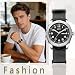 Imagen de OIDEA Reloj táctico de Cuarzo para Hombre: Correa de Nailon Negro