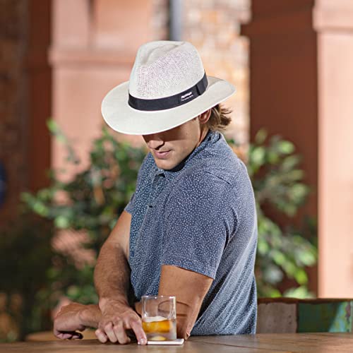Sombrero safari de paja Panama Jack para hombre miniatura 7