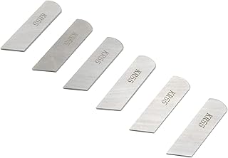 Lâmina de serger, 6 peças pequenas facas incisivas de fácil instalação superior inferior lâminas para serger para casa