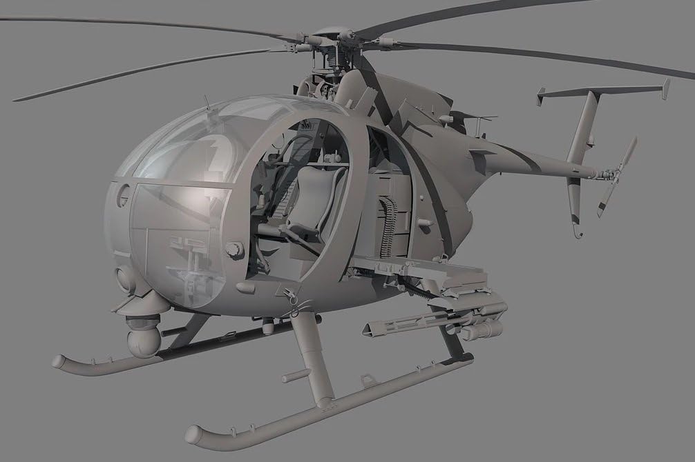 キティホークモデル 1/35 アメリカ軍 AH-6J/MH-6J リトルバード ナイトストーカーズ プラモデル KITKH50003 n5ksbvb Amazon | キティホークモデル 1/35 アメリカ軍 AH-6J/MH-6J リトル