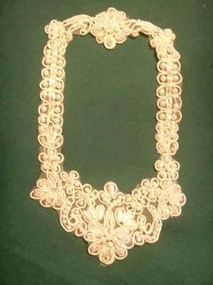 Pearl Accents Embroidered Apparel and Fashion Accessory Rectangular Dress Veil