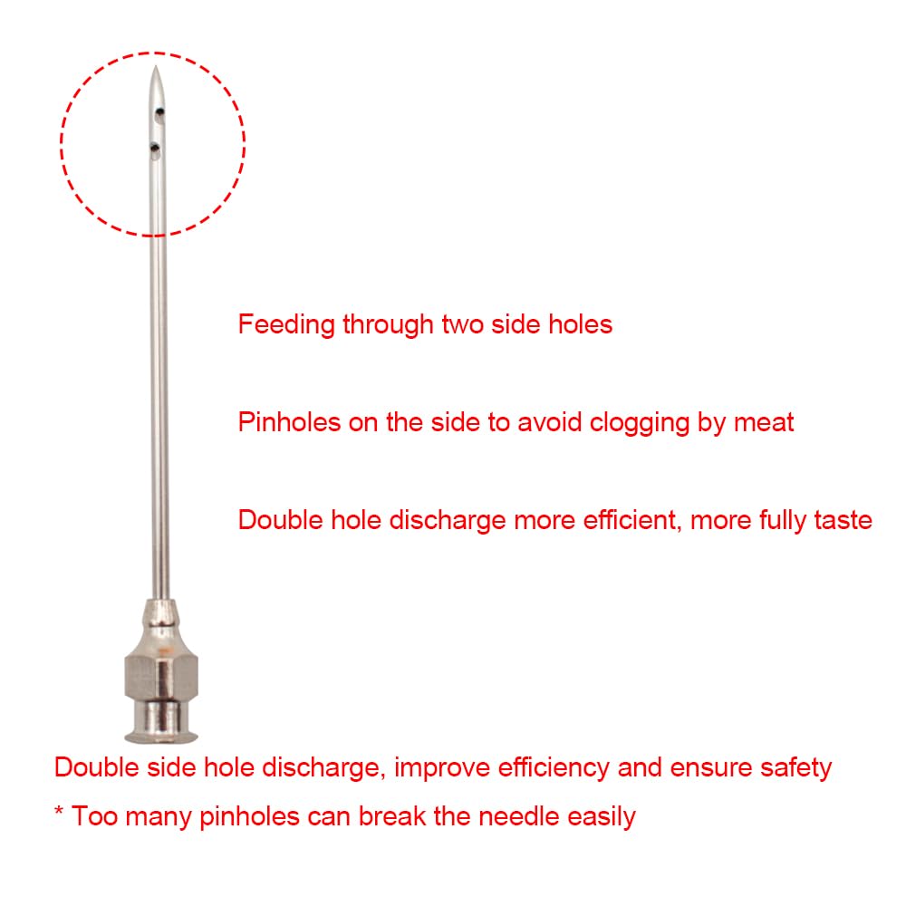 Pompa Elettrica Per Salatura Carne - Iniettore Ad Alta Pressione Con 4 Aghi In Acciaio Inox