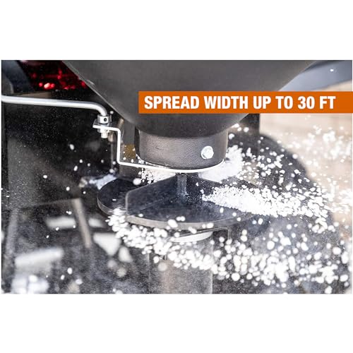 Buyers Products ATVS15A ATV All Purpose Broadcast Spreader for All-Seasons Hunting Deer Feeder, Seed, Fertilizer, Rock Salt and More, 15 Gallon Capacity, Black, 12