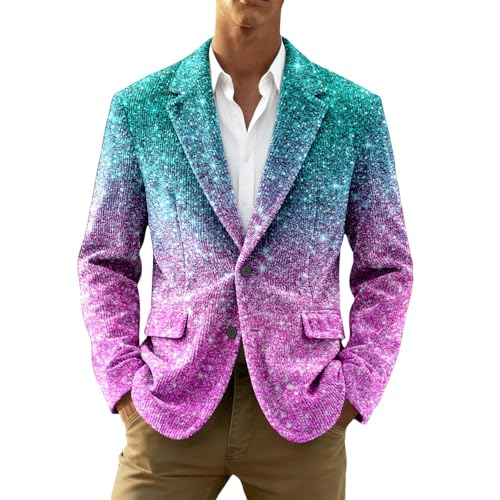 Veste en velours côtelé à paillettes : le confort chaud contre le froid des soirées carnaval