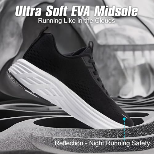 Image of Womens Tennis Shoes Ultralight Cushioning Walking Running Shoes Comfortable