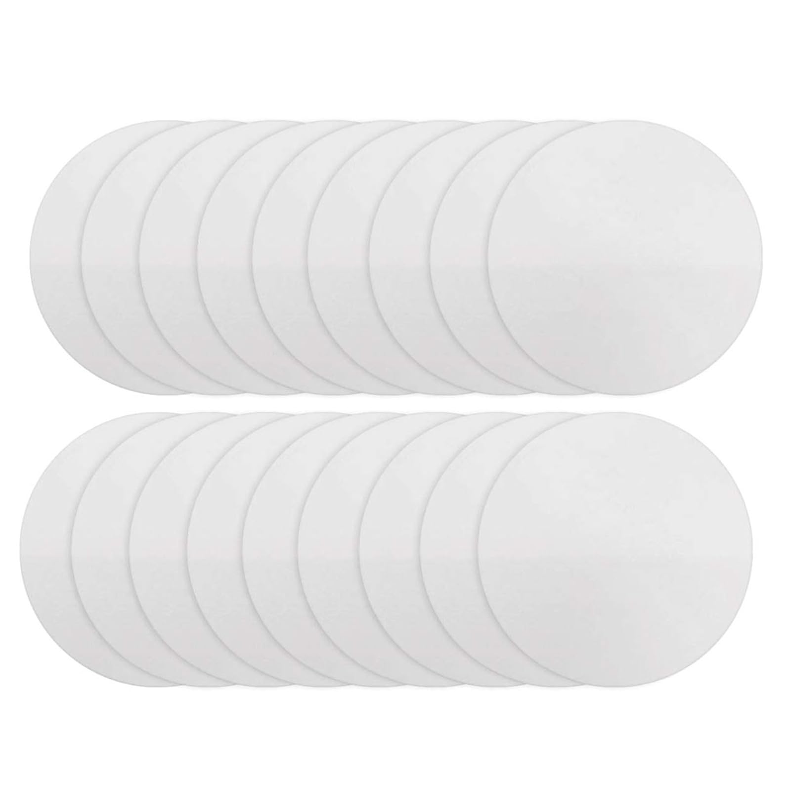 FUNOMOCYA 100sheets Round Qualitative Filter Paper Discs for Laboratory Oil Testing for Chemistry Applications Excellent Particle Retention-image-3