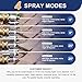 VERIWIS 4-in-1 Pressure Washer Nozzle 2-3 GPM, 4 Way Adjustable Rod Spray Soft Wash Nozzle Tip Holder 1/4