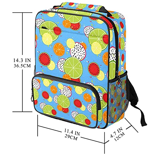 Sac à dos ordinateur portable bleu citron pour travail et loisirs