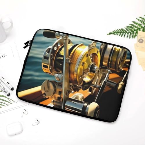 Funda para portátil 12 pulgadas estilo pesca impermeable miniatura 5