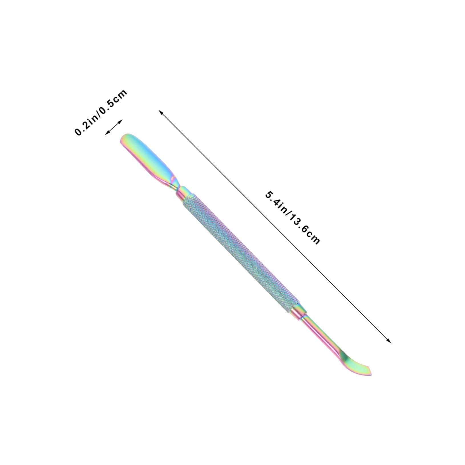 Healeved Professional Cuticle Pusher Nail Cleaner Set Ergonomic Nail Art Tools Reusable Cleaning Stick (gt04)