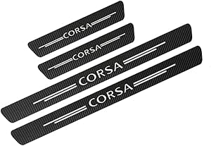 EAGLEG Türschweller Schutz Für Ford Ecosport - 4-teiliges Set In Kohlefaser Optik Weiß