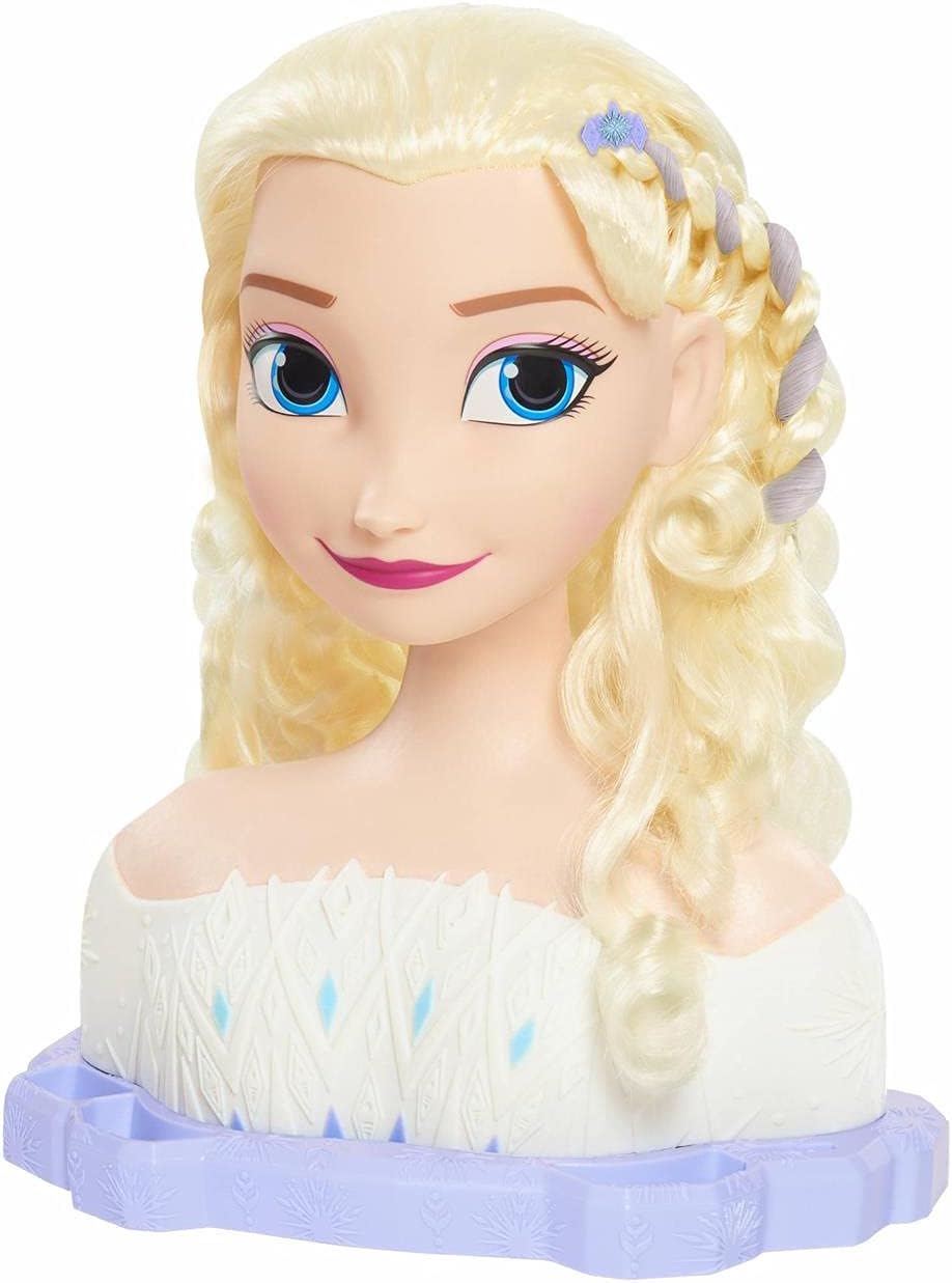 Disney Frozen La Reine des Neiges 2-Elsa, Tête à Coiffer Deluxe, 18...