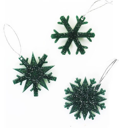 Yankee Candle Balsam & Cedar Scented Snowflake Ornament, Festive Scent