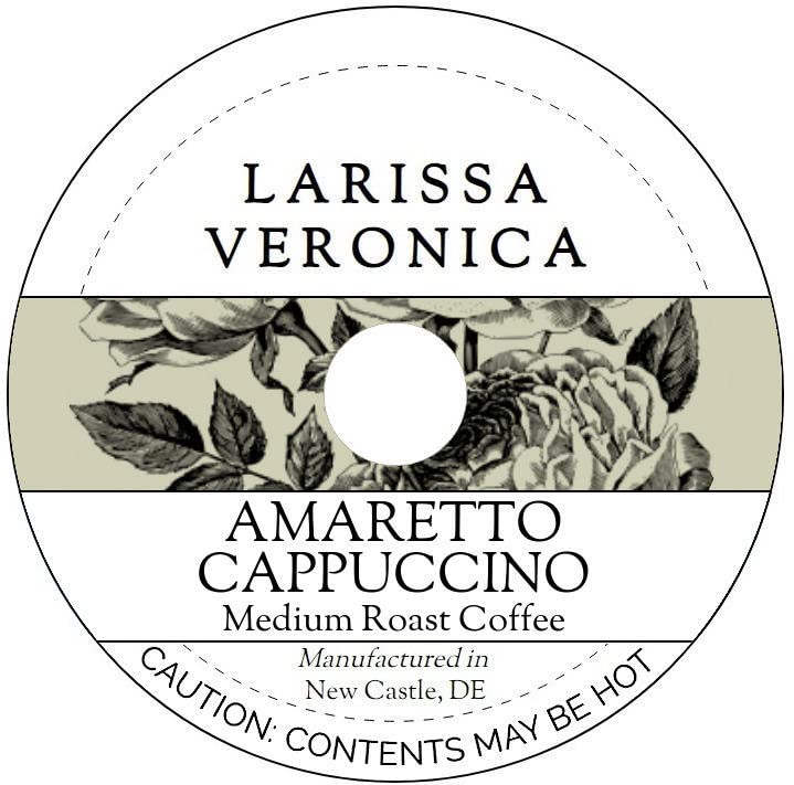 Amaretto Cappuccino Medium Roast Coffee (Single Serve K-Cup Pods) (Gourmet, Naturally Flavored, Whole Coffee Beans) (12 pods, ZIN: 571112) image 2