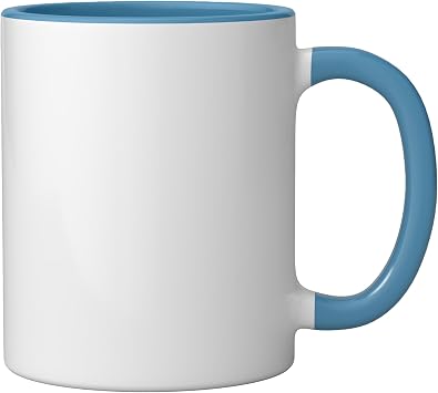 Michael Jackson 002 Ceramic Mug, Blue/White, 11oz