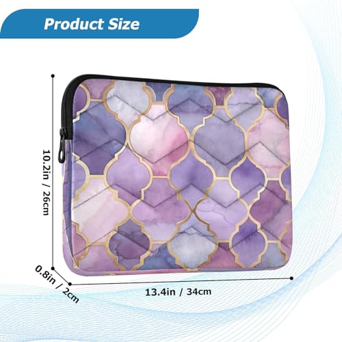 Funda para portátil 13-14 pulgadas impermeable con diseño geométrico miniatura 3